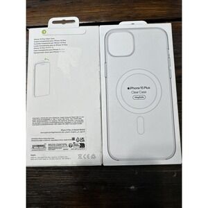 Apple Clear Case with MagSafe for iPhone 15‎ Plus NEW Open Box  5 Count Lot